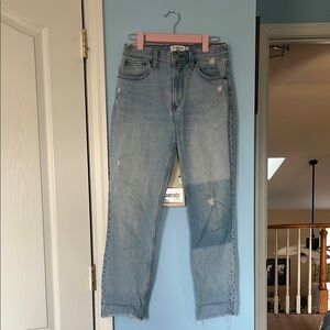 Abercrombie & Fitch Light Blue High Rise Jeans